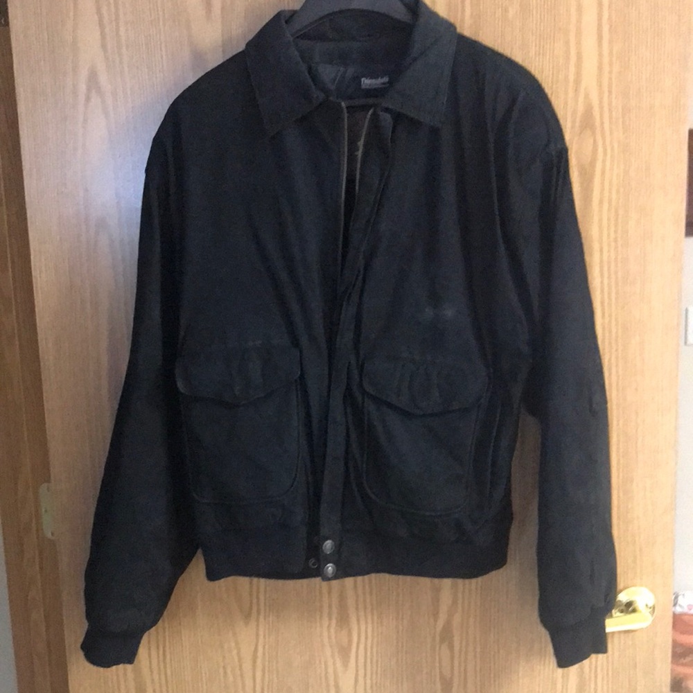 Vintage Wilson Leather Mans Bomber Jacket Size XLT